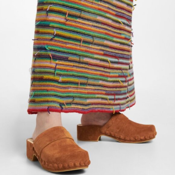 Chloe Joy Suede Clogs size 39 - Picture 1 of 8